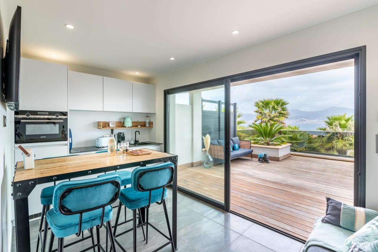 Les Jardins De La Palmeraie - Sublime Vue Sur La Baie Dajaccio Appartement